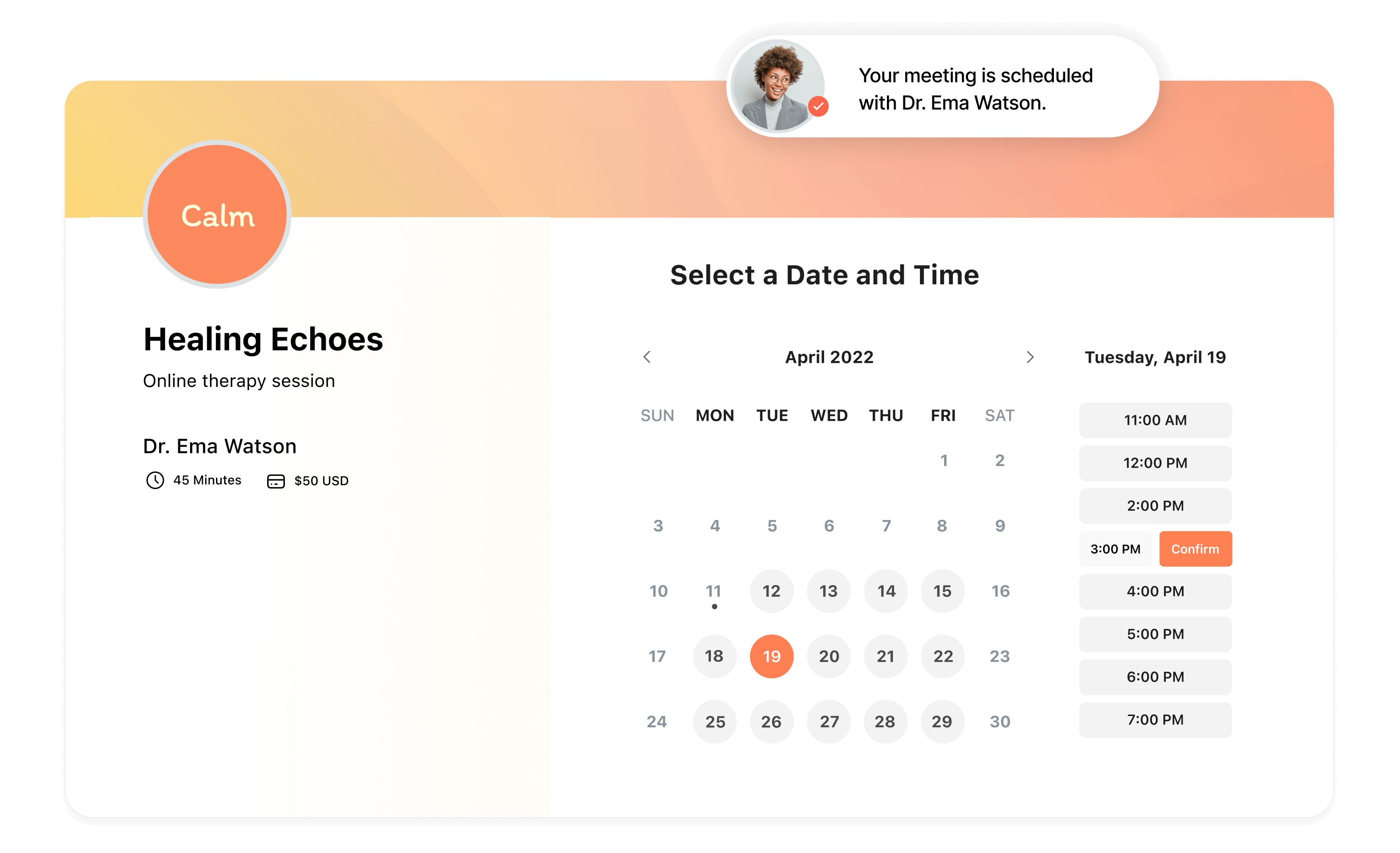 Scheduling made simple.